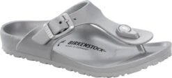 Birkenstock Children's Gizeh Essentials -Footwear Shop birkenstock childrens gizeh metallic silver eva 1003497 30697.1585849502