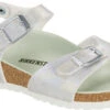 Birkenstock Children's Rio Vegan -Footwear Shop birkenstock childrens rio vegan iridescent matcha microfiber 1024720 31455.1686243947