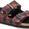 Birkenstock Arizona Wool Shearling -Footwear Shop birkenstock unisex arizona wool shearling plaid red black 1018112 18358.1638398131