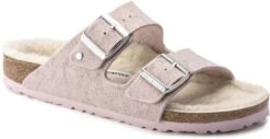 Birkenstock Arizona Wool Shearling 7 Birkenstock Arizona Wool Shearling -Footwear Shop birkenstock womens arizona wool shearling rose natural 1021156 60824.1638398132