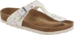 Birkenstock Women's Gizeh Vegan -Footwear Shop birkenstock womens gizeh vegan watercolor flower white birko flor 1018466 58438.1686295782
