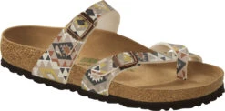 Birkenstock Women's Mayari Vegan -Footwear Shop birkenstock womens mayari vegan printed mocha birko flor 1019602 82456.1657899282
