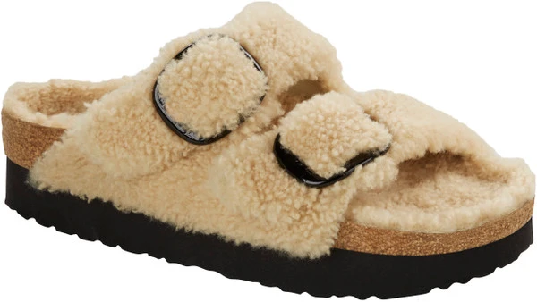 Birkenstock Women's Papillio Arizona Platform Big Buckle Shearling 3 Birkenstock Women's Papillio Arizona Platform Big Buckle Shearling