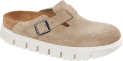 Birkenstock Women's Papillio Boston Chunky -Footwear Shop birkenstock womens papillio boston chunky warm sand suede leather 1026176 13808.1717791816