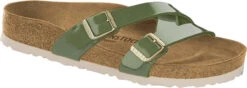 Birkenstock Women's Yao -Footwear Shop birkenstock womens yao khaki patent birko flor 1013532 22228.1553730826