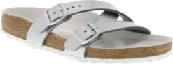 Birkenstock Women's Yao -Footwear Shop birkenstock womens yao metallic silver birko flro 1014183 71577.1553730826