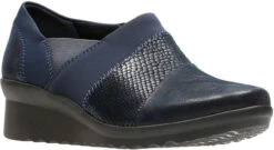 Clarks Women's Caddell Denali -Footwear Shop clarks womens caddell denali navy synthetic snake print 26129366 68075.1510939083