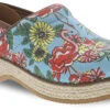 Dansko Jute Pro -Footwear Shop dansko womens jute pro flamingo canvas 026191212 50251.1548366420