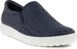 ECCO Women's Soft 7 Woven II Slip-On -Footwear Shop ecco womens soft 7 woven 2 slip on sky night 47011350769 26298.1702004511