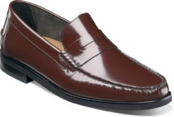 Florsheim Berkley Flex Moc Toe Penny Loafer -Footwear Shop florsheim mens berkley flex moc toe penny loafer burgandy smooth 12195 601 47050.1619643365