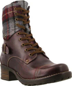 Taos Crave -Footwear Shop taos womens crave bordeaux plaid crv 5514 bdxp 72272.1669057671
