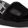 UGG Kids Disco Slide -Footwear Shop ugg childrens kids disco slide black 1129074k blk 25548.1646256743