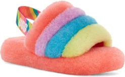 UGG Kids Fluff Yeah Slide 21 UGG Kids Fluff Yeah Slide -Footwear Shop ugg childrens kids fluff yeah slide peach bliss multi 1124925k pbmt 20682.1647038453