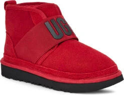 UGG Kids Neumel II Graphic -Footwear Shop ugg childrens kids neumel 2 graphic samba red black 1110703k srbck 72110.1657880295