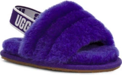 UGG Toddlers Fluff Yeah Slide -Footwear Shop ugg childrens toddlers fluff yeah slide violet night 1098579t vngh 61957.1651776272