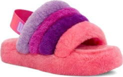 UGG Kids Fluff Yeah Slide 23 UGG Kids Fluff Yeah Slide -Footwear Shop ugg kids fluff yeah slide pink purple rainbow 1120075k pprb 10829.1647038453