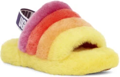 UGG Kids Fluff Yeah Slide 29 UGG Kids Fluff Yeah Slide -Footwear Shop ugg kids fluff yeah slide yellow rainbow 1116157k yrnb 08423.1647038454