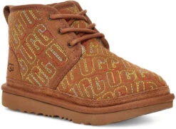 UGG Kids Neumel II Graphic Stitch -Footwear Shop ugg kids neumel 2 graphic stitch chestnut 1116170k che 63470.1598917332