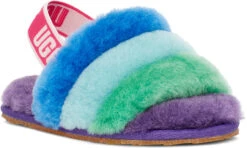 UGG Toddlers Fluff Yeah Slide -Footwear Shop ugg toddlers fluff yeah slide purple rainbow 1116160t prnb 64404.1651776272