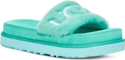 UGG Women's Laton Fur Slide 12 UGG Women's Laton Fur Slide -Footwear Shop ugg womens laton fur slide tide pool 1111236 tdp 85226.1646258758