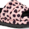 UGG Women's Maxi Slide Cheetah Print -Footwear Shop ugg womens maxi slide cheetah print pink scallop 1127074 pslp 39059.1652107298.600.600