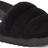 UGG Women's Super Fluff Slipper -Footwear Shop ugg womens super fluff slipper black 1121751 blk 71778.1636582905