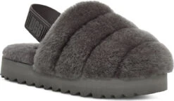 UGG Women's Super Fluff Slipper -Footwear Shop ugg womens super fluff slipper charcoal 1121751 chrc 08610.1636582906